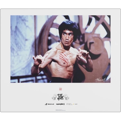 Pulsar Superglide Glass Mousepad v3 x Bruce Lee 85th Edition XL Picture Стъклен геймърски пад за мишка (SGPXBRCL8502)