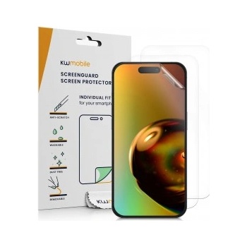 kwmobile 3x Защитно фолио за дисплей за Apple iPhone 15 - прозрачен