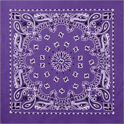 Šátek Rothco Jumbo Trainmen Western fialový – Zboží Dáma