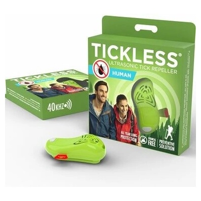 Tickless Human Ultrazvukový odpuzovač klíšťat a blech pro lidi BG-PRO-102GR