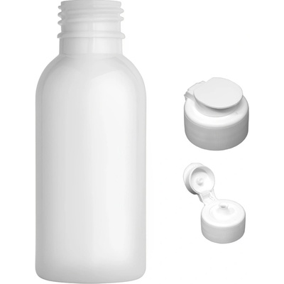 Tera plastová lahvička bílá s bílým dávkovacím víčkem 100 ml
