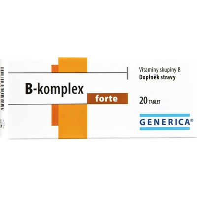 Generica B-Komplex Forte plus 20 tablet