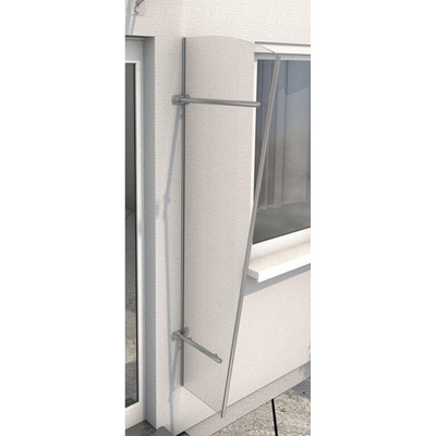 Gutta Guttavordach PT/L bočná stena Variant 167 x 62 cm strieborná/číra