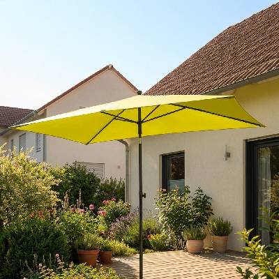 Slunečník na balkón lime 210 x 140 cm PATIO