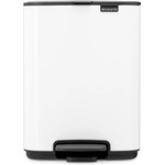 Brabantia Бяло стоманено кошче за боклук с педал 4 l Bo - Brabantia (236723)
