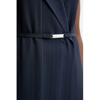 HUGO BOSS Рокля boss в тъмносиньо среднодълга със стандартна кройка 50548494 (50548494)