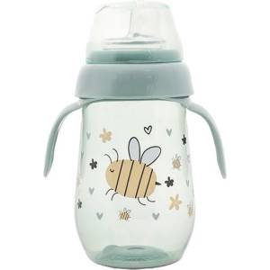 Lorelli Неразливащо шише с широко гърло Lorelli My Friend - 260 ml, Iceberg Green (10200090006) - ozone