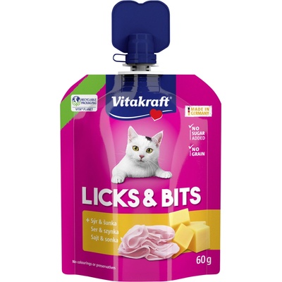 Vitakraft Licks & Bits sýrový 60 g