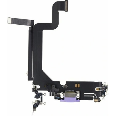 Apple iPhone 14 Pro Max - Nabíjecí Konektor + Flex Kabel (Deep Purple), Deep Purple