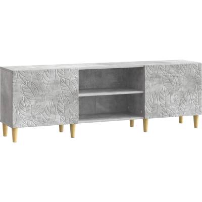 vidaXL ТВ шкаф 150 x 31 x 50 см Бетонно сиво Инженерна дървесина (895148)