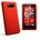 Nokia Lumia 820 Силиконов Калъф Червен + Протектор