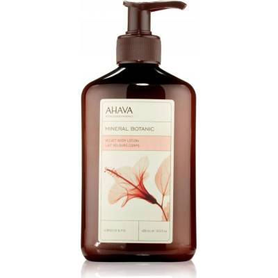 Ahava Mineral Botanic Hibiscus & Fig sametové tělové mléko 500 ml