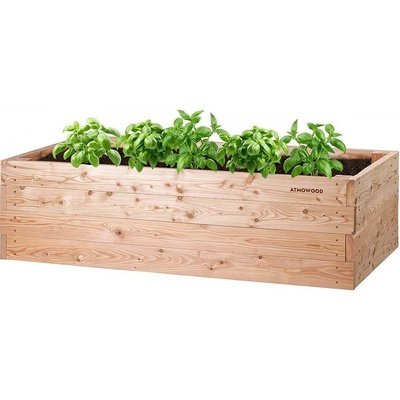 ATMOWOOD Prémiový vyvýšený záhon 200 x 100 x 56 cm hnědý