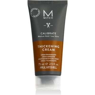 Paul Mitchell Mitch Calibrate Thickening Cream стилизиращ крем за коса 75 ml за мъже