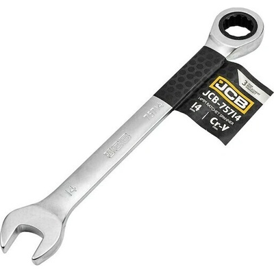 JCB očkoplochý klíč s ráčnou 14mm JCB-75714