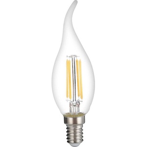 OPTONICA Led КЕНДЪЛ c35 4w 400lm e14 175-265v 2700k - tip ФИЛАМЕНТ clear glass ДИМИРАЩА (1415)