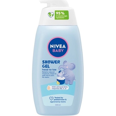 Nivea Sprchový gel na tělo a vlasy Baby (Shower Gel) 500 ml