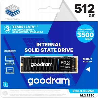 GOODRAM PX500 512GB , SSDPR-PX500-512-80-G3