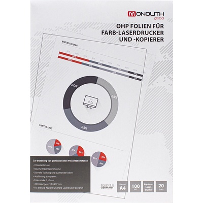 Фолио за печат на цветен лазерен принтер А4 100 mic. оп. 20