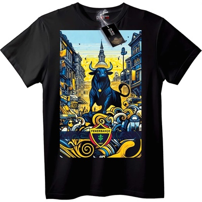 NOONEBRAND Тениска Fenerbahçe 1907 Бик - 4XL, White