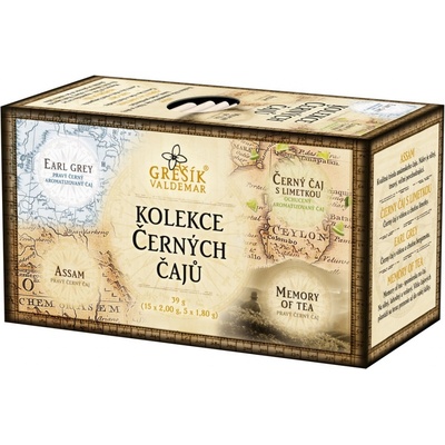 Grešík Kolekce Černých čajů 4 x 5 n.s.