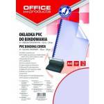 Office Products BINDING CLADDING OFFICE PRODUCTS, PVC, A4, 200MICR. , 100PCS, BLUE TRANSPARENT 20222015-01