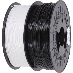 3DJAKE Бял и черен икономичен комплект easyPETG - 2 x 1, 75 mm / 1000 g (EASYPETG-WHBL-SET-175)