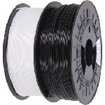 3DJAKE Бял и черен икономичен комплект easyPETG - 2 x 1, 75 mm / 1000 g (EASYPETG-WHBL-SET-175)