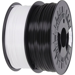 3DJAKE Бял и черен икономичен комплект easyPETG - 2 x 1, 75 mm / 1000 g (EASYPETG-WHBL-SET-175)
