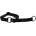 Rogz Alpinist Web Half-Check Collar XLarge - Нашийник тип душач за кучета 25мм/-43-73 см. черен