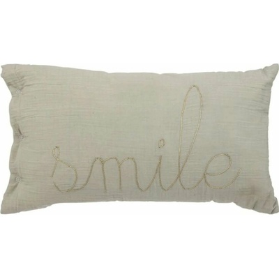 Textilomanie vankúš smile zelený 50x30