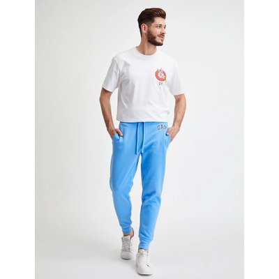 GAP tepláky fleece joggers modrá