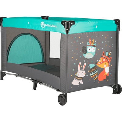 Petite&Mars Postýlka cestovní Koot Fox Aqua