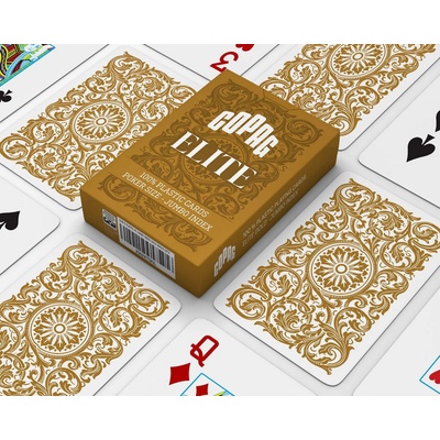 Copag Elite Poker Jumbo Big index zlaté plastic