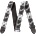 Fender Monogrammed Strap BK/LG/DG