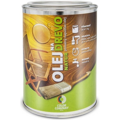 Color Company Natur olej na drevo 5 l Orech
