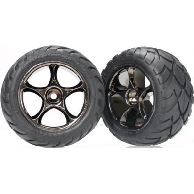 Traxxas колело 2.2", диск Tracer черен хром, гуми Anaconda (2) (заден)