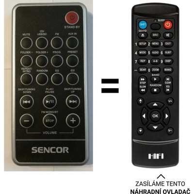 Dálkový ovladač Predátor Sencor SPT330