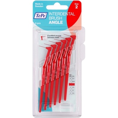 TePe Angle Size 2 четки за междузъбно пространство 0, 5 mm 6 бр