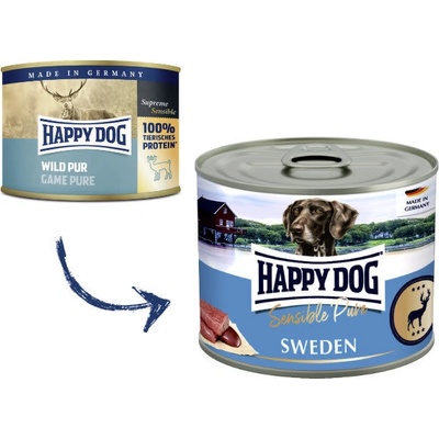 Happy Dog Wild Pur Sweden divina 200 g