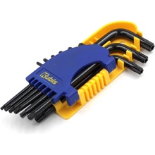 Kubis Tools Nástrčkové klíče sada TORX 9 ks, T10, T15, T20, T25, T27, T30, T40, T45, T50, CrV TRX | 02-08-9609