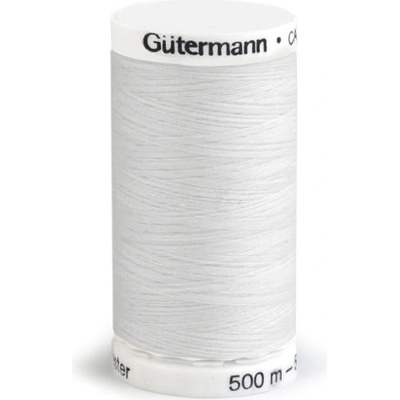 Polyesterové nitě návin 500 m Gütermann Varianta: 800 White, Balení: 1 ks