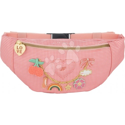 Jeune Premier Fanny Pack Banane Vichy Love Pink ružová
