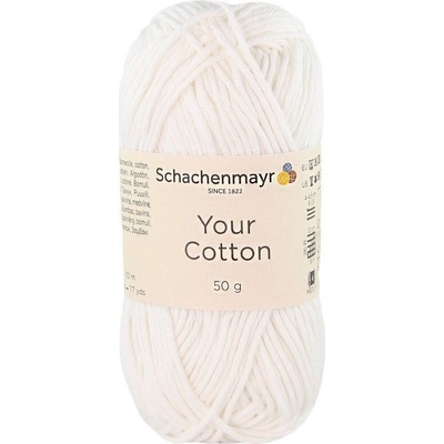 Schachenmayr Your Cotton 00001 White Плетива прежда (9807019-00001)