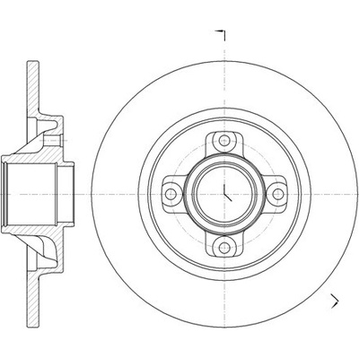 Brzdový kotúč REMSA 61058.00