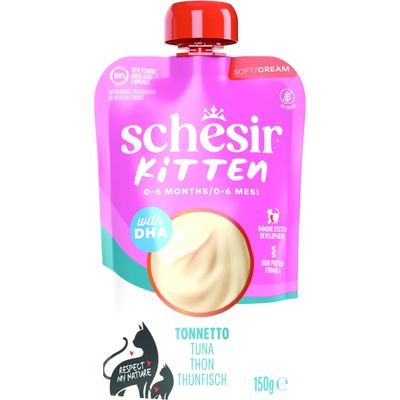 Schesir Kitten Care Tuňák v omáčce 150 g