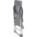 TecTake 402181 4 Zahradní židle s podhlavníkem hliník