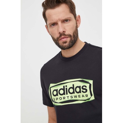 Adidas Памучна тениска adidas 0 в черно с принт IM8297 (IM8297)
