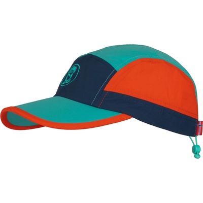 Trollkids Детска шапка с козирка Trollkids Kid's Troll Cap - Blue Coral / Mystic Blue / Fire Red - размер 52-56 cm (204-7043-1812)