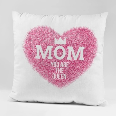 Art gift Възглавничка - Mom you are the queen